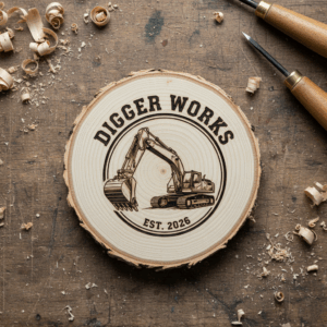 Wypalanie w drewnie na zamówienie - pirografia i grawer laserowy