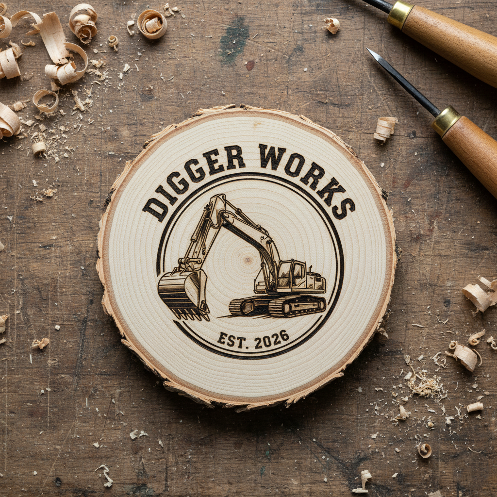 Wypalanie w drewnie na zamówienie - pirografia i grawer laserowy