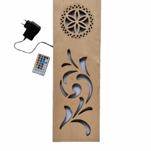 Kinkiet Podhalański LED RGB - Drewniana dekoracja ścienna