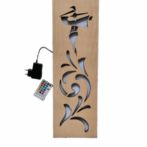 Kinkiet Góralski LED - Drewniana dekoracja ścienna - styl podhalański
